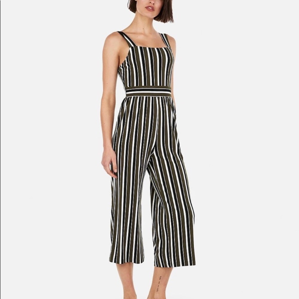 Express Striped Jumpsuit